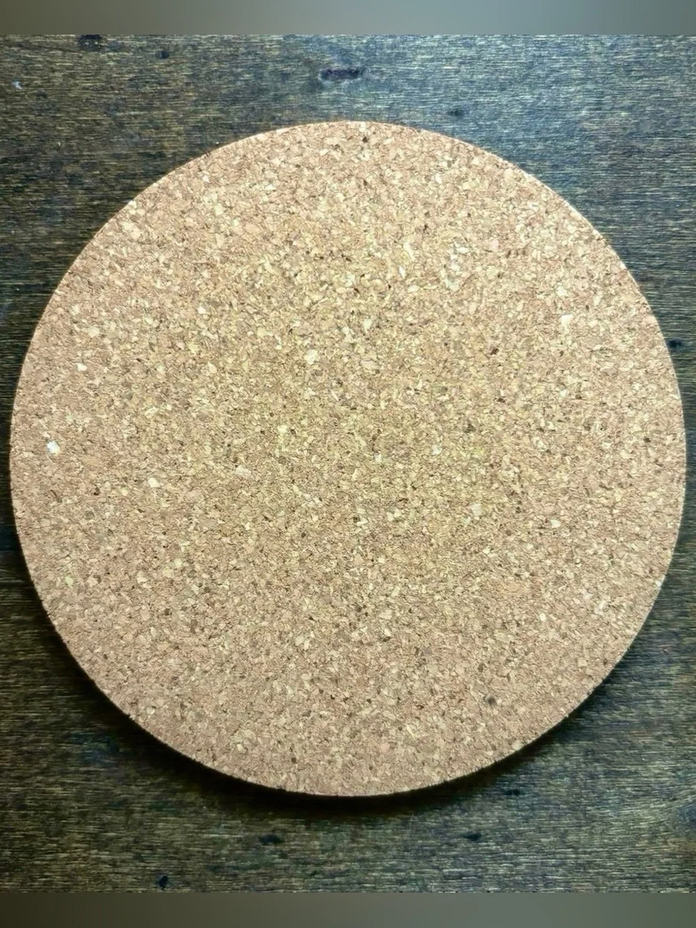 Lakers Logo Laser Engraved Cork Coaster